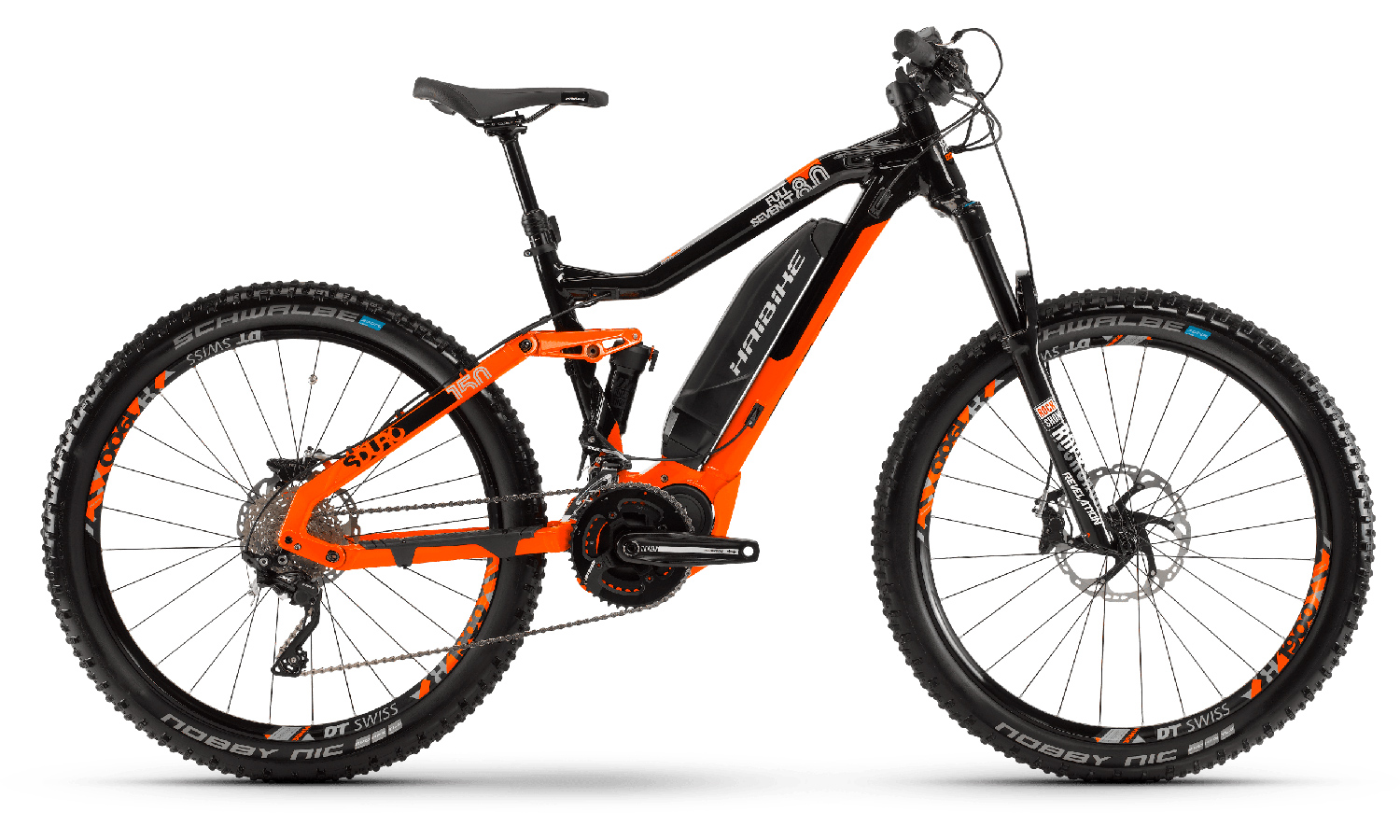 Велосипед Haibike SDURO FullSeven LT 8.0 27.5" 500Wh (2019) 2019 Оранжево-черный